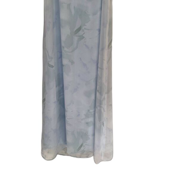 Show Me Your Mumu T-Rex Halter Maxi Dress Blue Watercolor Floral Size Small - Picture 4 of 6